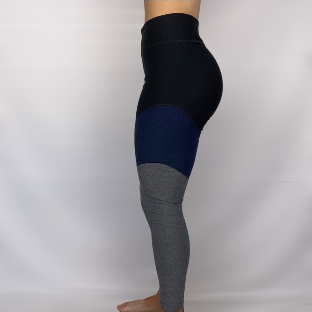 OUTDOOR VOICES Mid Rise‎ Tri Color Spring Legging - Picture 4 of 6
